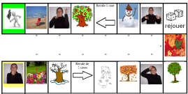 jeu de l'oie - saisons